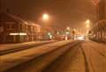 Road crashes as snow hits county