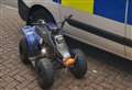 Quad bike rider has machine removed