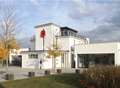 Giant poppy erected at control tower