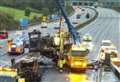 M25 closed after Tesco lorry catches fire