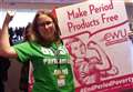 Free sanitary products for girls