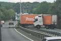 Jackknifed lorry closes A2 