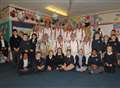 Morris dancers visit primary school