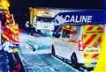 Jackknifed lorry closes M20