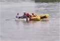 Man rescued from river treated by paramedics