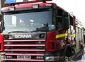 Firefighters busy with two car blazes