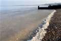 Sea freezes on Kent beach