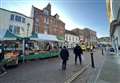 Police officers hurt in 'violent' town centre attack