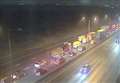 Slow traffic on M25 following crash