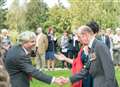 Commemorative stone and statue unveiled