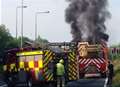 Crane fire caused major disruption