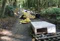 Country lane fly-tippers caught in the act