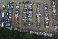 Boats piled up in storage after Channel crossings