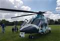 Air ambulance called after hit and run