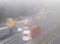 Delays clear after M25 crash