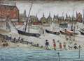 Lowry’s beach scenes on sale 