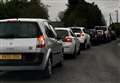 Two mile queues after level crossing fault