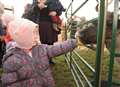 Youngsters' delight as Santa's helpers visit school