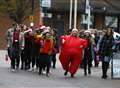 Pupils perform Christmas Conga