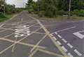 Road closed after lorry hits power cables