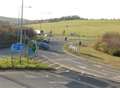 Overturned lorry