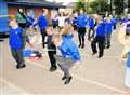 Aldington pupils skip for joy