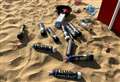 Dismay as beach strewn with laughing gas cannisters