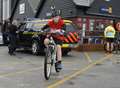 10-year-old boy cycles the seafront for charity