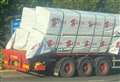 Long delays after lorry sheds load near busy tunnel