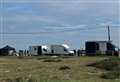 Film crew with vintage cars spotted on the coast