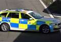 Lorry and car crash on M2