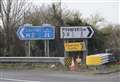 Roadworks overnight on roundabout