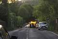 Emergency services shut road after fight