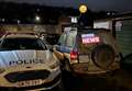 'Stroppy' driver sits on roof after cops stop his car