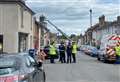 Firefighters tackling blaze that ripped through family home