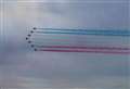 Red Arrows put on spectacular display