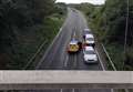 Lorry hits bridge on A2