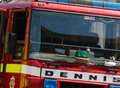 Fire crews tackle massive blaze in storage building