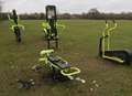 Exercise equipment damaged in blaze