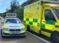 Man critical after smash