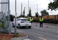 Traffic marshalls keep McDonald's queues under control