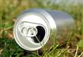 £800 fine after can thrown from car