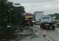 Crash blocked M20 