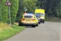 House taped off as emergency services descend