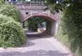 Lorry strikes railway bridge