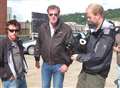 Top Gear trio's whacky Channel challenge