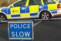 Crash involving police car closes road