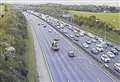 Long delays due to crash near Dartford Tunnel