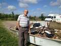 Anger at boat full of junk