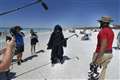 Florida lawyer dresses as grim reaper on beach in protest at reopening